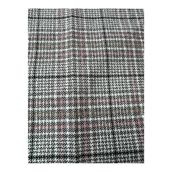 TRIBAL X Stitch Fix Bay Leaf Maternity cuffed pants in Glen Check Gray NEW - Picture 4 of 14